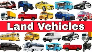 Land Vehicles Names With Pictures | Vehicle Names In English