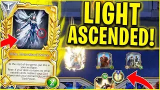 *NEW* ASCENDED LIGHT GOD POWER is Crazy! - Good or bad?! Gods Unchained Gameplay!
