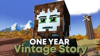 I Survived ONE YEAR in Vintage Story...