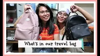 WHAT'S IN OUR TRAVEL BAG!!!