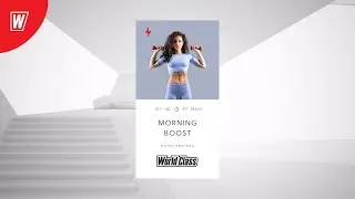 MORNING BOOST с Марией Ивановой |30 июня 2025 |Онлайн-тренировки World Class