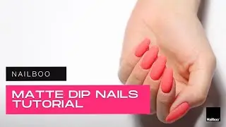 Get Matte Nails With Dip Powder | No Top Coat