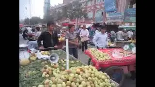 Sunday Market in Hotan Xinjiang 2012 #china #xinjiang #hotan
