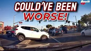 MISSED Us By Inches!! Hard Crash! Dashcam Videos 845