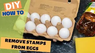 EASY Egg Hack: How to Remove Ink Stamps from Eggs (For Perfect Easter Eggs or Crafts!)