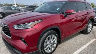 Toyota Highlander Limited clean title clean CARFAX 1-Owner heated and cooled leather seats moonroof