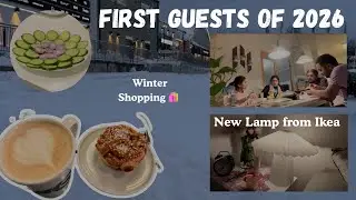 EAT Together 🍽️ | First Guests of 2026 🏠 | Winter Shopping + IKEA Lamp Assembly | Daily Marathi Vlog