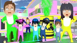 Sakura Yuta Mio Jadi Bayi Titan Raksasa Gara Gara Tong Beracun 😱🤣☢️ | Sakura School | Happy Alicia