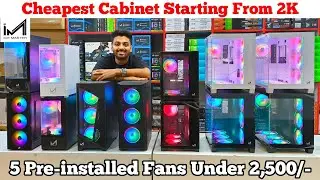₹9,000/- Mein 7ARGB Fans ke Sath Fish Tank Design Cabinet 😱 | Best Budget Cabinets from Ice Master