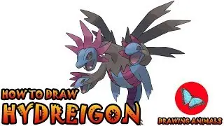 How To Draw Hydreigon Pokemon | Drawing Animals