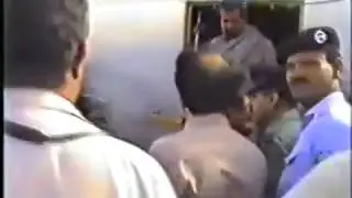 Nawab Khair Bux marri with friends landed at Quetta Airport