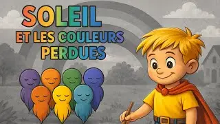 🌈 Soleil et les Couleurs Perdues 🎨✨ | Contes Enfants avec Valeurs | Contes de Luna et Soleil