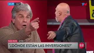 Ra&uacute;l Rizzo a los gritos contra los gorilas