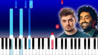 Martin Garrix & Arijit Singh - Weightless (Piano Tutorial)