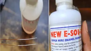 E-Sol | Copper & silver Wire Insulation Remover | Taar Chhilane Ka Aasan Tarika | #RkElectronicswork