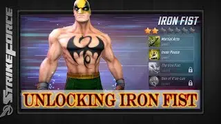 Marvel Strike Force | UNLOCKING IRON FIST | Overview & Gameplay | Damage Strike & Self-Healer |