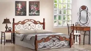 Women's bedroom. Luxurious bedroom. Wrought iron bed ➤ Interior design trends 2020