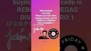 #morphebabe   #morphe   PLEASE use code when buying makeup code is REBECCA VENEGAS DIVAS NUMERO 1
