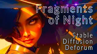Fragments of Night | 4k Stable Diffusion Deforum Animation