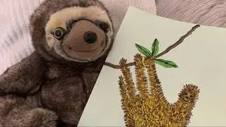 VG&M Crafts at Home - Left Handed Sloth Art
