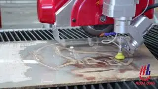 Hualong Machinery HKNC 450J sawjet 5 axis cnc bridge saw 5axis water jet#ItalianESACNC #manufacturer