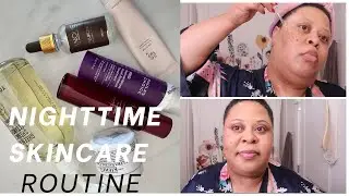 NIGHTTIME SKINCARE ROUTINE FOR DRY SKIN- OVER 40