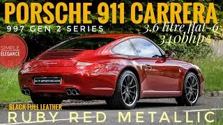 Porsche 911 Carrera 997 Gen 2 Manual Coupe в специальном заказе, цвет Ruby Red Metallic и уникальная отделка дисков!
