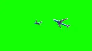Green Screen Jumbo Jets Animation