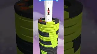 AMAZING STACKBALL CRUSH3D#stackball#shorts#stack# stackball #new#viral#gaming#jodgaming#ball#new