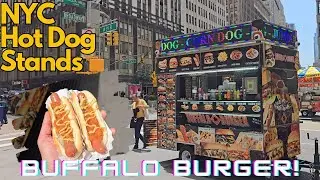Buffalo Burger!  Old Nathan's Cart?  | NYC Hot Dog Stands