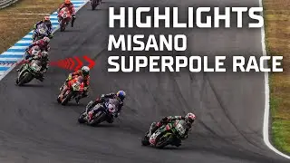 WorldSBK Superpole Race Highlights | 2022 Emilia-Romagna Round