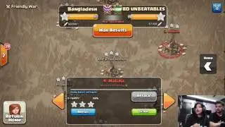 CLASH OF CLANS- BEST FRIENDLY WAR- KHADIZA FEATURING BANGLADESH VS BD UNBEATABLES