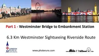 Part 1 Victoria Embankment Photo Rn Guided tour - Part of the 6.3 KM Westminster Sightseeing Route