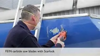 Boat hull repair using the FEIN Multi Tool & Accessories