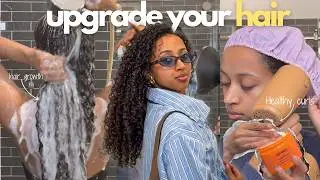 Curly hair routine that's been ELEVATING my curls | Hair growth tips, protective styles, curl care |