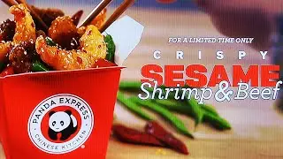 PANDA EXPRESS COMMERCIAL 2025 | PANDA EXPRESS CRISPY SESAME SHRIMP & BEEF | HAVE YOU EATEN YET?