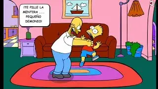 BART DEBE ESCAPAR DE LA ESCUELA BART SIMPSON SAW GAME COMPLETO con Jerry El Retro 