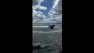 Firefighters corral runaway boat found circling in Maine's Sebago Lake
