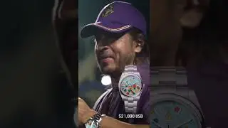 IPL Team &lsquo;KKR&rsquo; Owner Shah Rukh Khan is wearing Rolex Oyster Perpetual #shahrukh #kkr #ipl #short