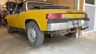 PORSCHE 914 Oil drained After 30 YEARS!!!