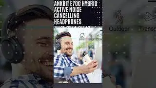 Ankbit E700 Hybrid Active Noise Cancelling Headphones