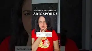 Cost of Singapore trip| How to find the total cost of Singapore trip #singapore #singaporetrip