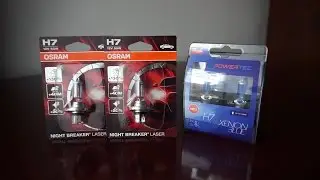 OSRAM Night Breaker LASER vs M-Tech Powertec XenonBlue