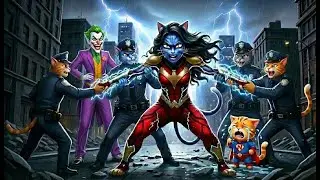 😱The Night Zombie Wonder Woman Warrior Goddess Broke In How Did the Little Kitten Survive?|Cat Story