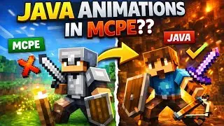 🔥 MCPE TO JAVA?! 😱 | Java Animation Mods for Minecraft PE 1.21+ 🔥