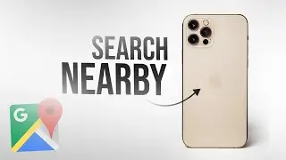 How to Search Nearby on Google Maps iPhone (tutorial)