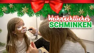 Weihnachtliches Schminken 😂 | Weihnachten mit Familie Diamanta 🎄