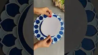 Lippan art/ Lippan art with mirror work #youtubeshorts #shorts #lippanart #art