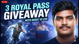 RoyalPass Giveaway BGMI Live Telugu Stream| RK007 GAMING #bgmilive #royalpassgiveaway #shortslive