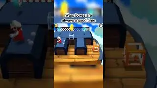Warp boxes are always fun&hellip; chaos guaranteed 💥 #mario #nintendo #supermario
